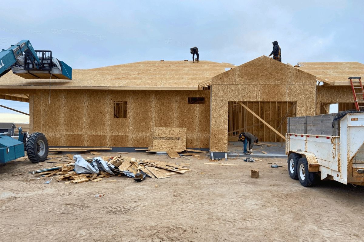 Progressive residential build framing Cheyenne Wyoming