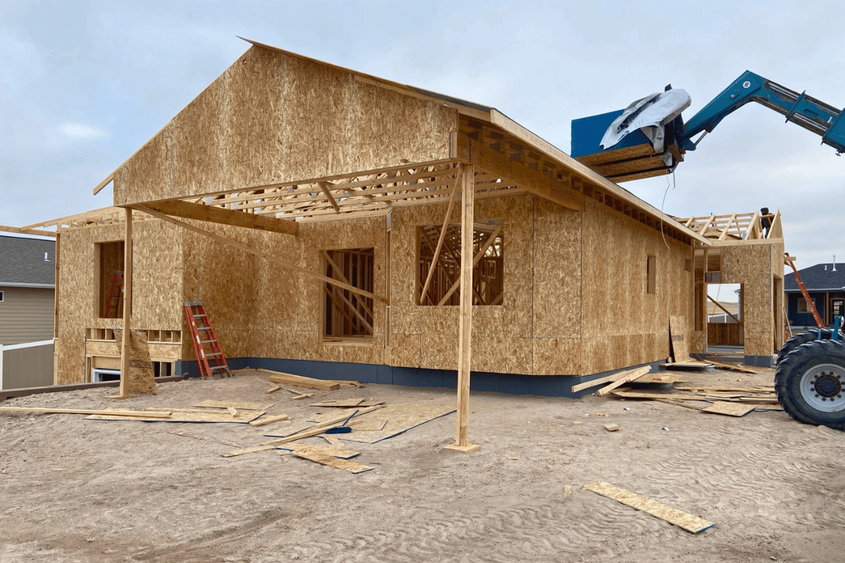 Progressive residential build framing in Cheyenne Wyoming